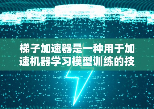 梯子加速器是一种用于加速机器学习模型训练的技术工具，通常涉及并行计算、分布式计算和优化算法。以下是对梯子加速器的详细分析