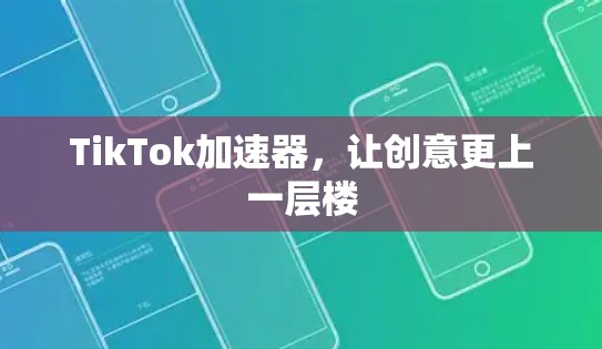 TikTok加速器，让创意更上一层楼