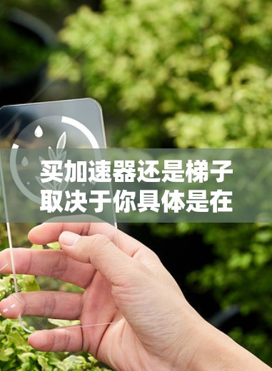 买加速器还是梯子取决于你具体是在哪种情况下使用这些产品。以下是对这两种产品的一些基本了解，帮助你更好地选择