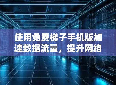 使用免费梯子手机版加速数据流量，提升网络连接效率的关键