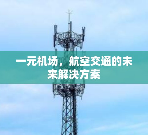 一元机场，航空交通的未来解决方案