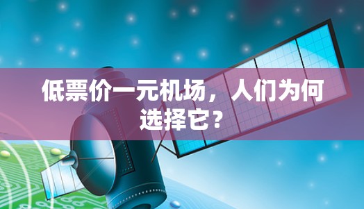 低票价一元机场,人们为何选择它? 低票价一元机场,人们为何选择它?
