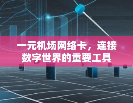 一元机场网络卡，连接数字世界的重要工具
