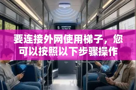 要连接外网使用梯子，您可以按照以下步骤操作