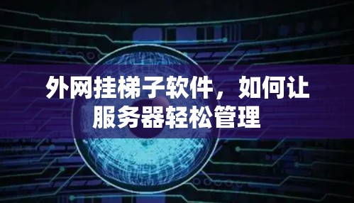 外网挂梯子软件，如何让服务器轻松管理