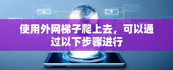 使用外网梯子爬上去，可以通过以下步骤进行
