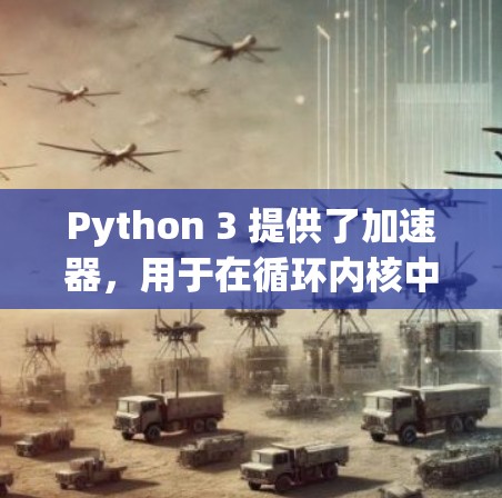 Python 3 提供了加速器，用于在循环内核中加速 Python 代码。以下是使用加速器和稳定性梯子的步骤和解释