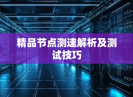 精品节点测速解析及测试技巧